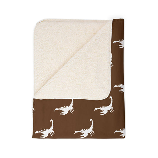 Calderas Scorpion Fleece Sherpa Blanket