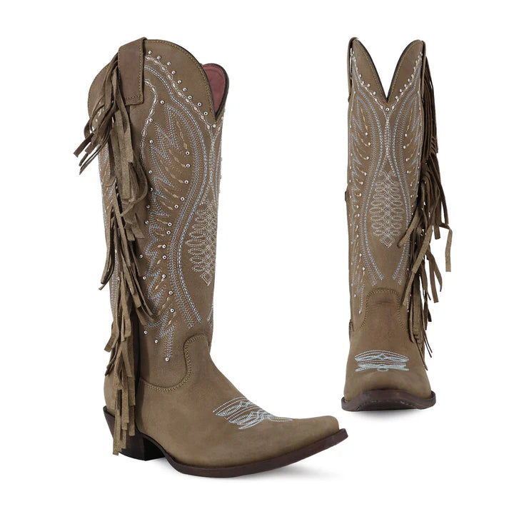 Women's Leather Diva Cowgirl Boot