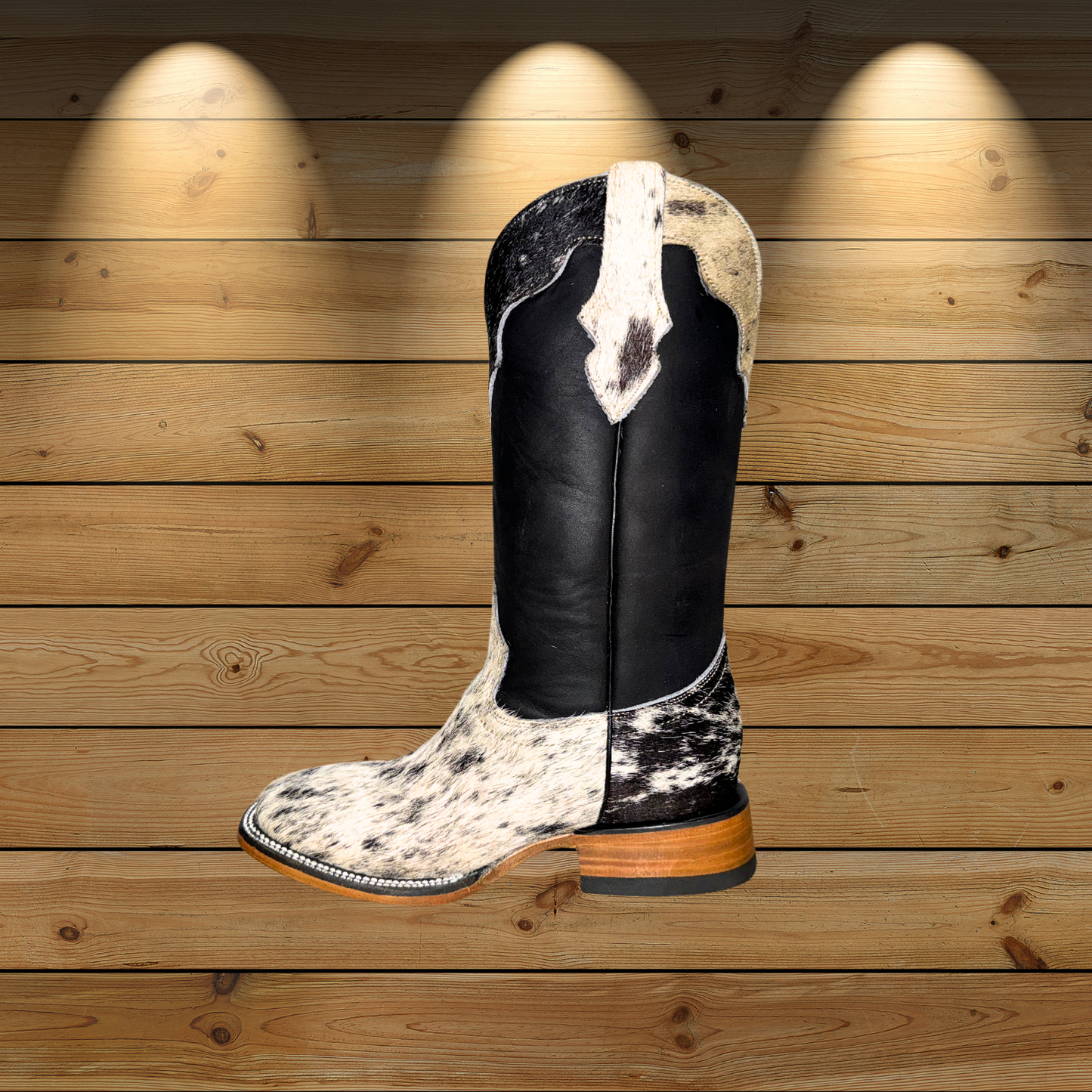 Women’s Cowhide Square Toe Boots