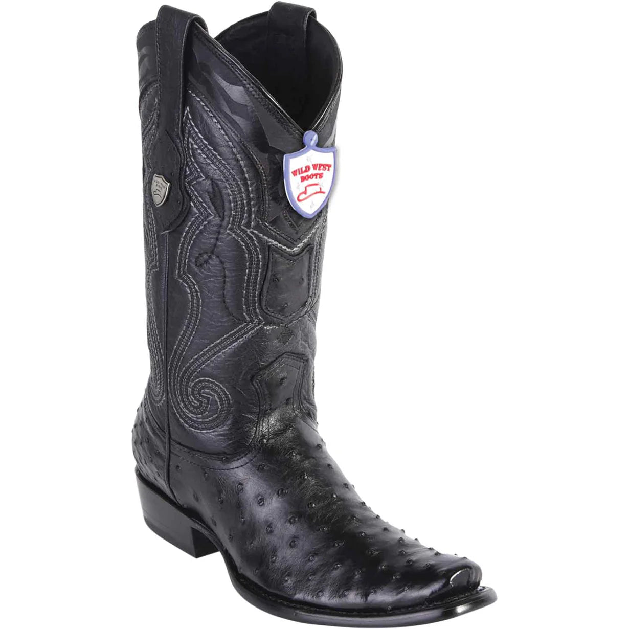 Men’s Genuine Ostrich Boots Dubai Toe