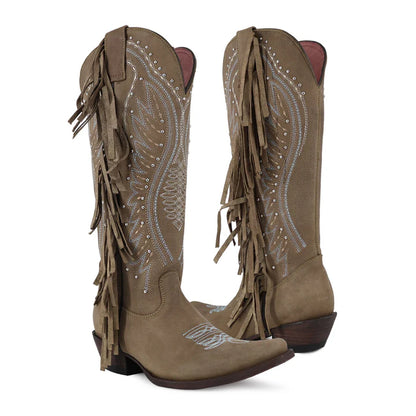 Women's Leather Diva Cowgirl Boot