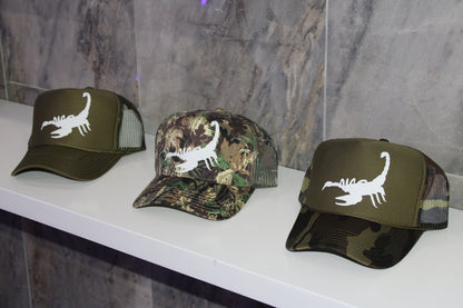 Calderas Scorpion Camo Trucker Hat