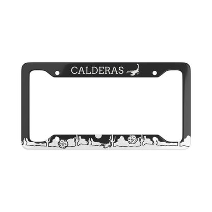 Calderas License Plate Frame