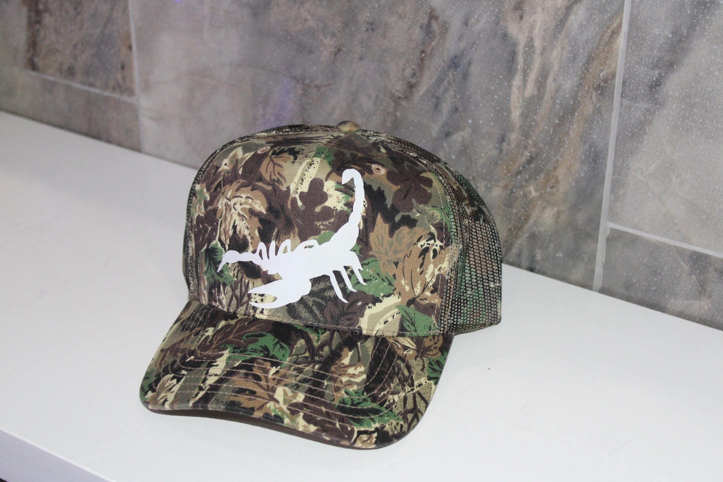 Calderas Scorpion Camo Trucker Hat