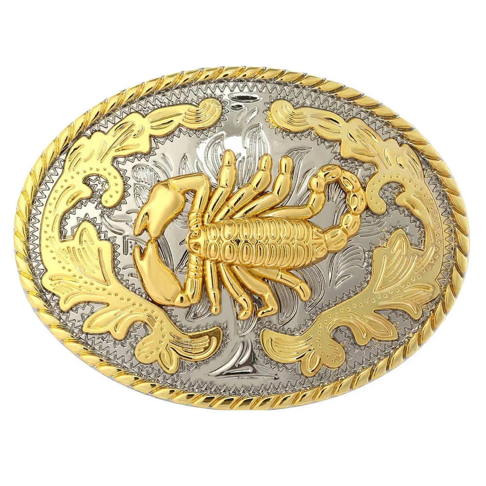 Gold Scorpion Belt Buckle