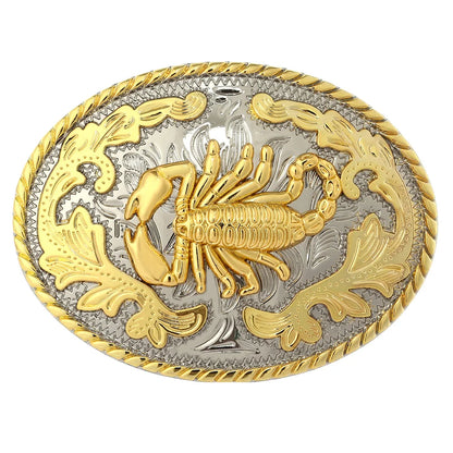 Gold Scorpion Belt Buckle