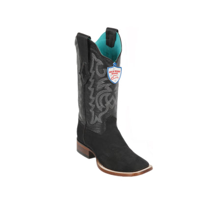 Women’s Nobuck Boots Ranch Toe