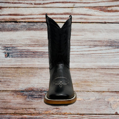 Men’s Leather Ranch Toe Boots