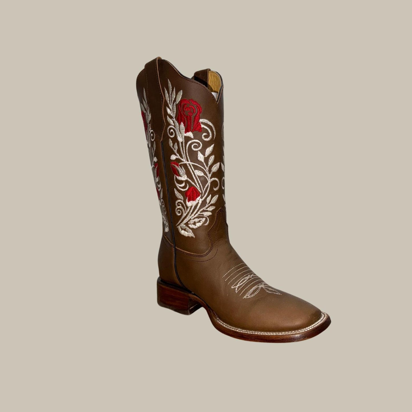 Women’s Rose Square Toe Boots