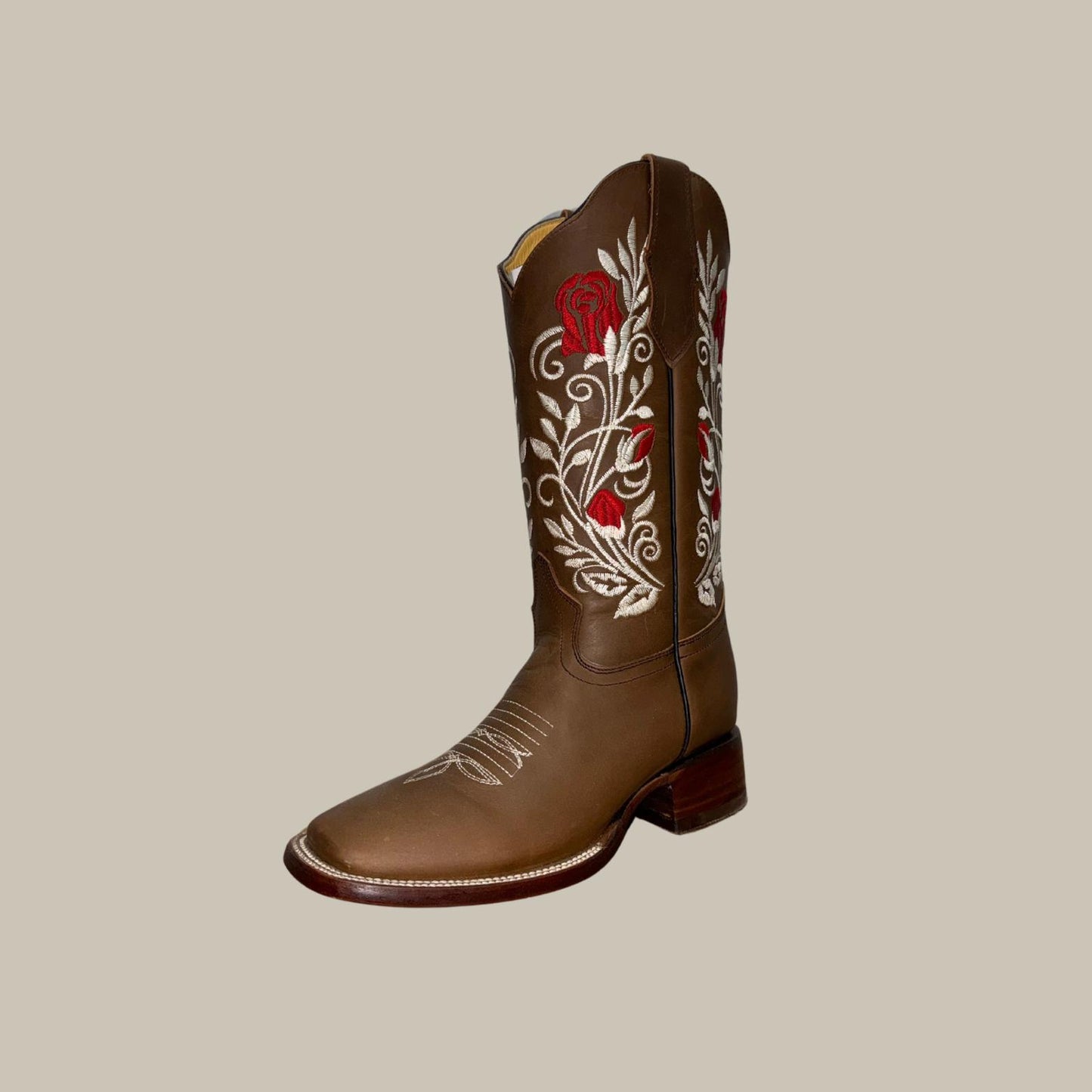 Women’s Rose Square Toe Boots