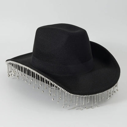 Diamond Tassel Cowgirl Hat