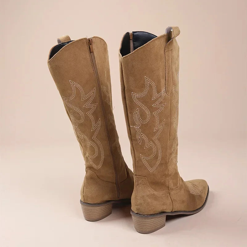 Frontier Bloom Cowgirl Winter Boots