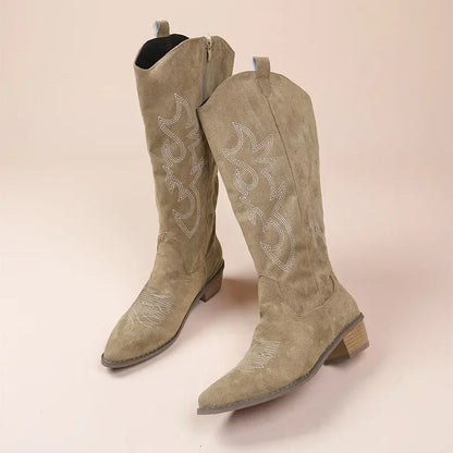 Frontier Bloom Cowgirl Winter Boots