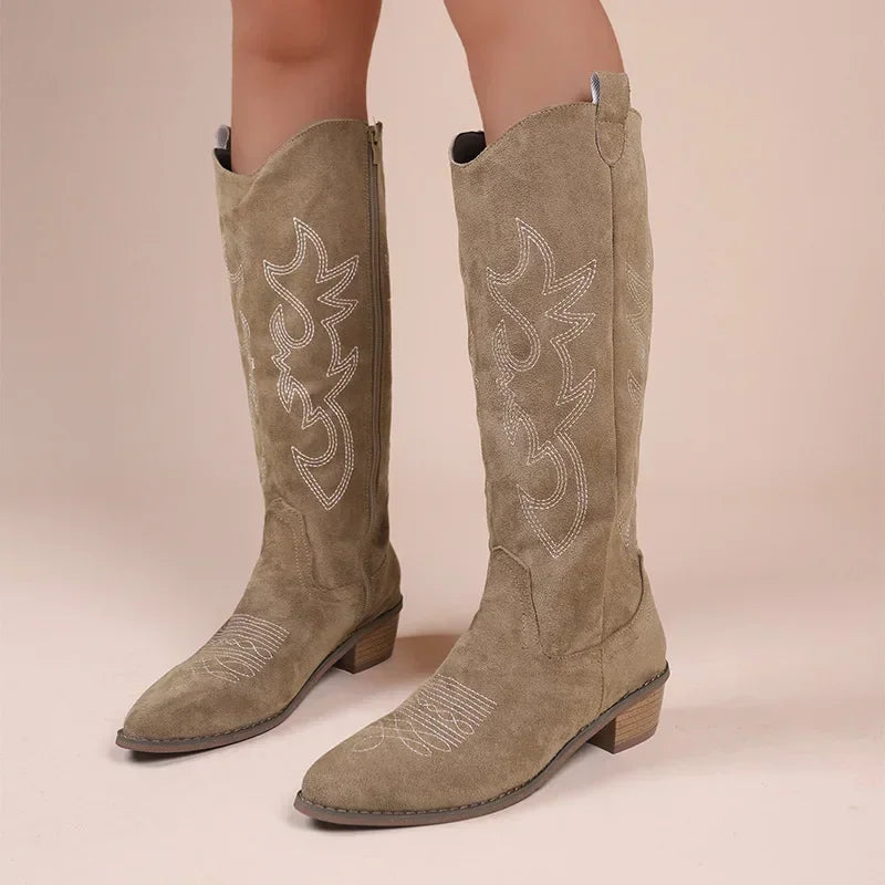 Frontier Bloom Cowgirl Winter Boots