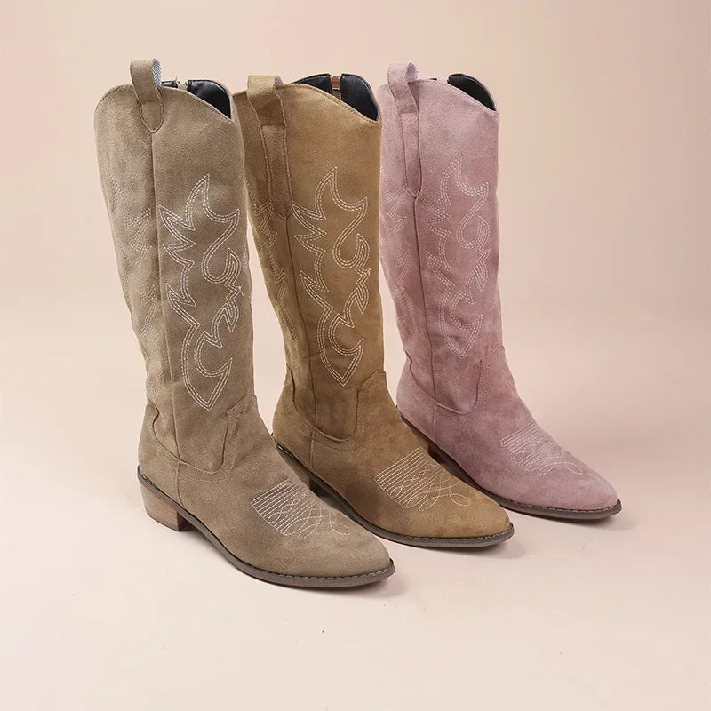 Frontier Bloom Cowgirl Winter Boots