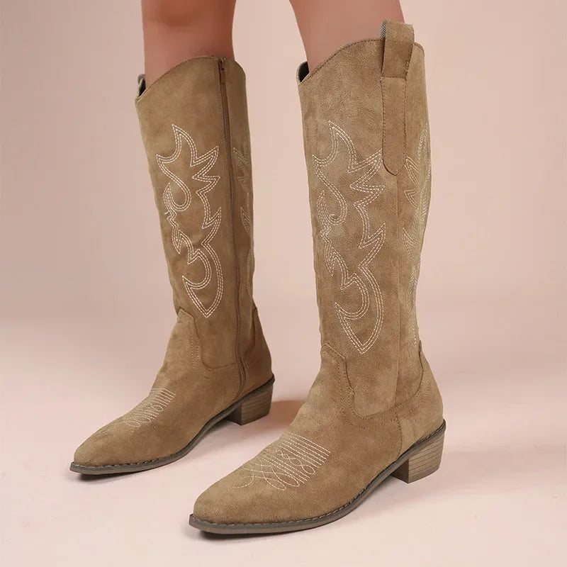 Frontier Bloom Cowgirl Winter Boots