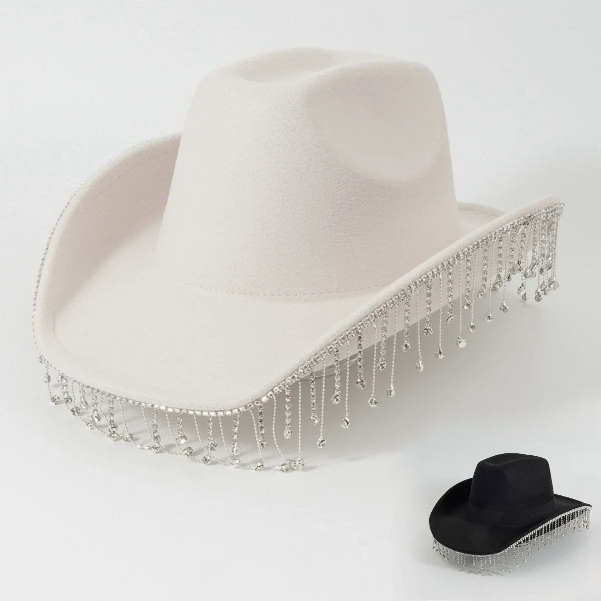 Diamond Tassel Cowgirl Hat