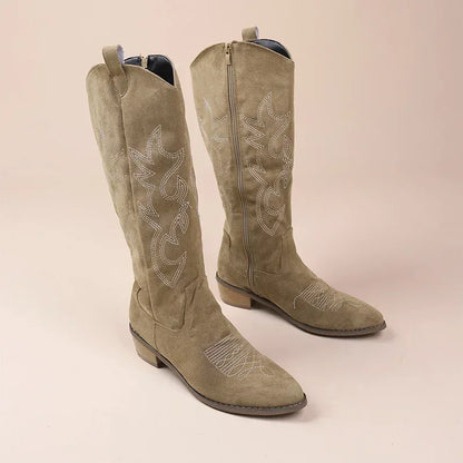 Frontier Bloom Cowgirl Winter Boots