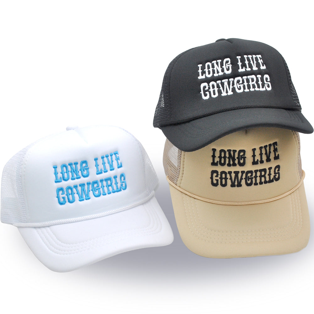 Gorra de camionero Long Live Cowgirls Country