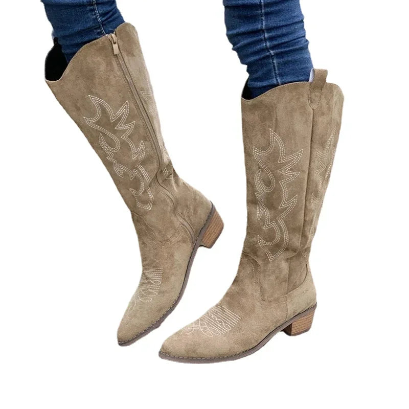 Frontier Bloom Cowgirl Winter Boots