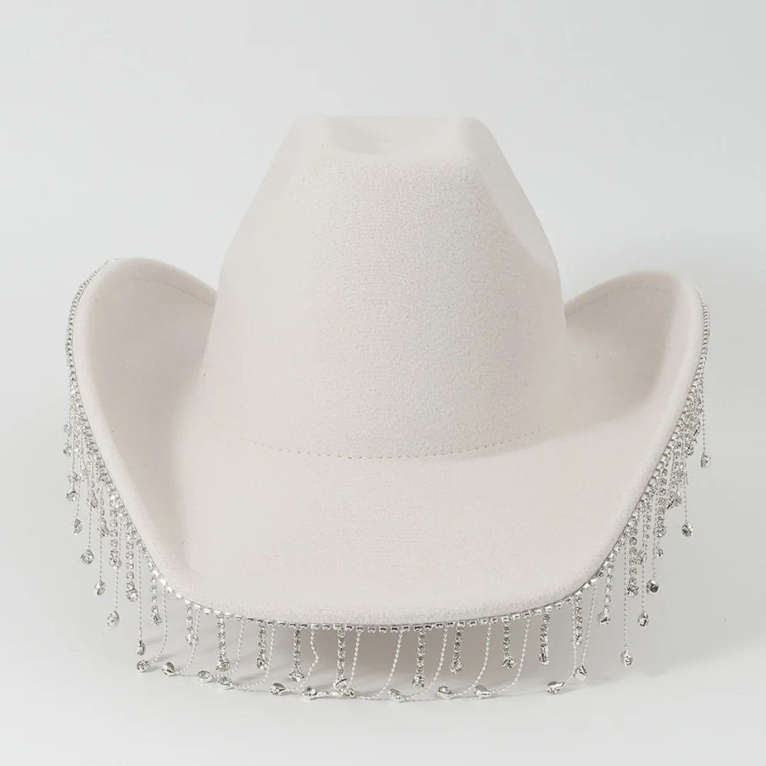 Diamond Tassel Cowgirl Hat