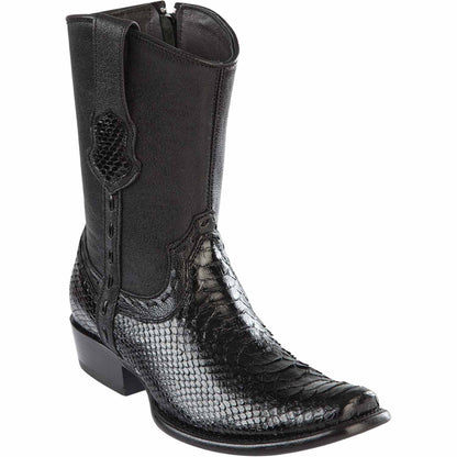 Men's Genuine Python Dubai Toe Short Boot