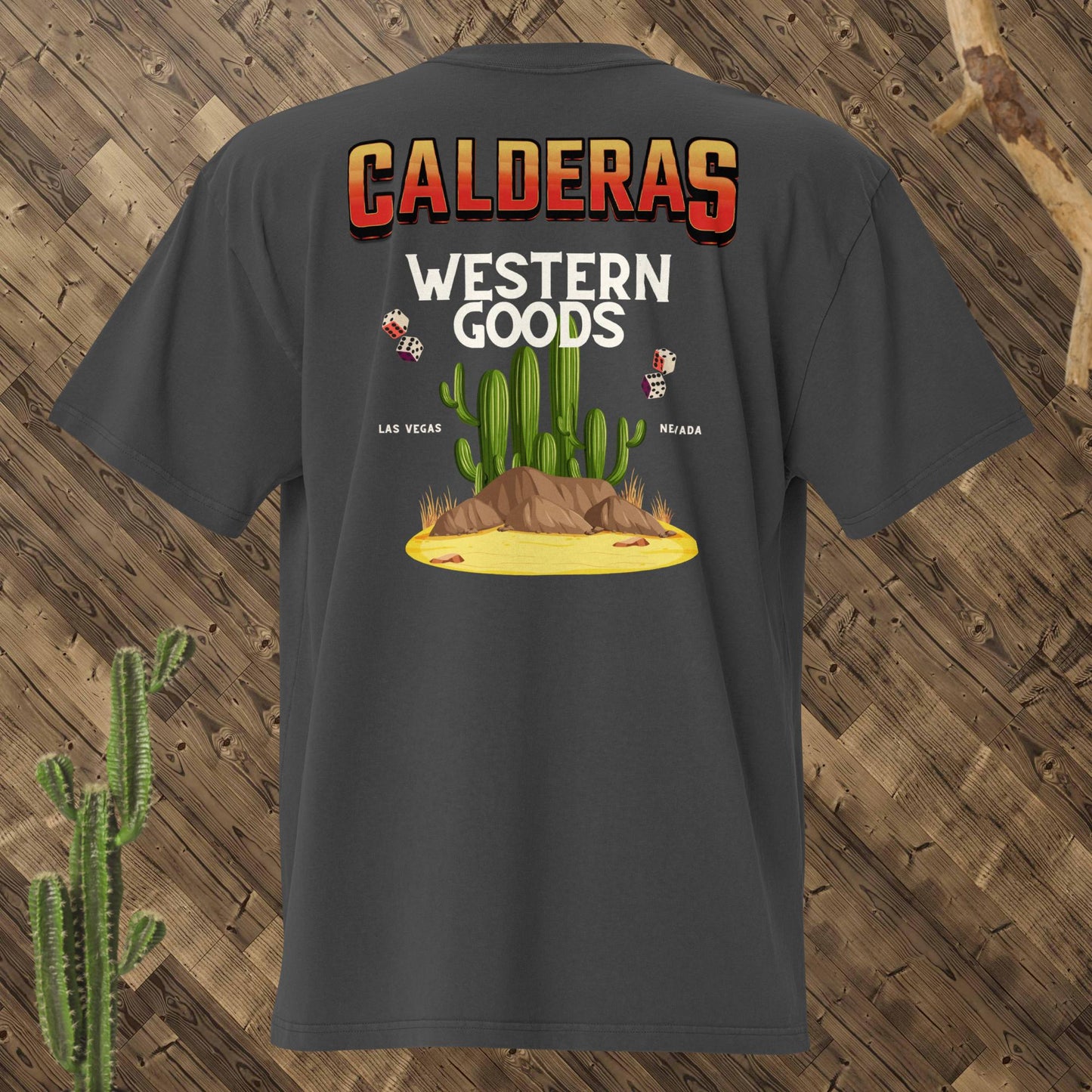 Camiseta de gran tamaño del desierto