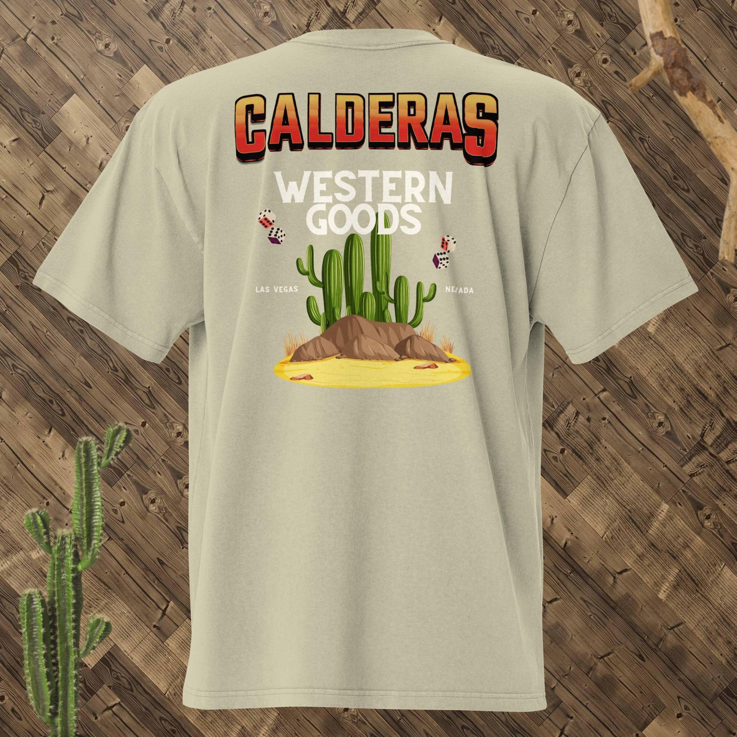 Camiseta de gran tamaño del desierto