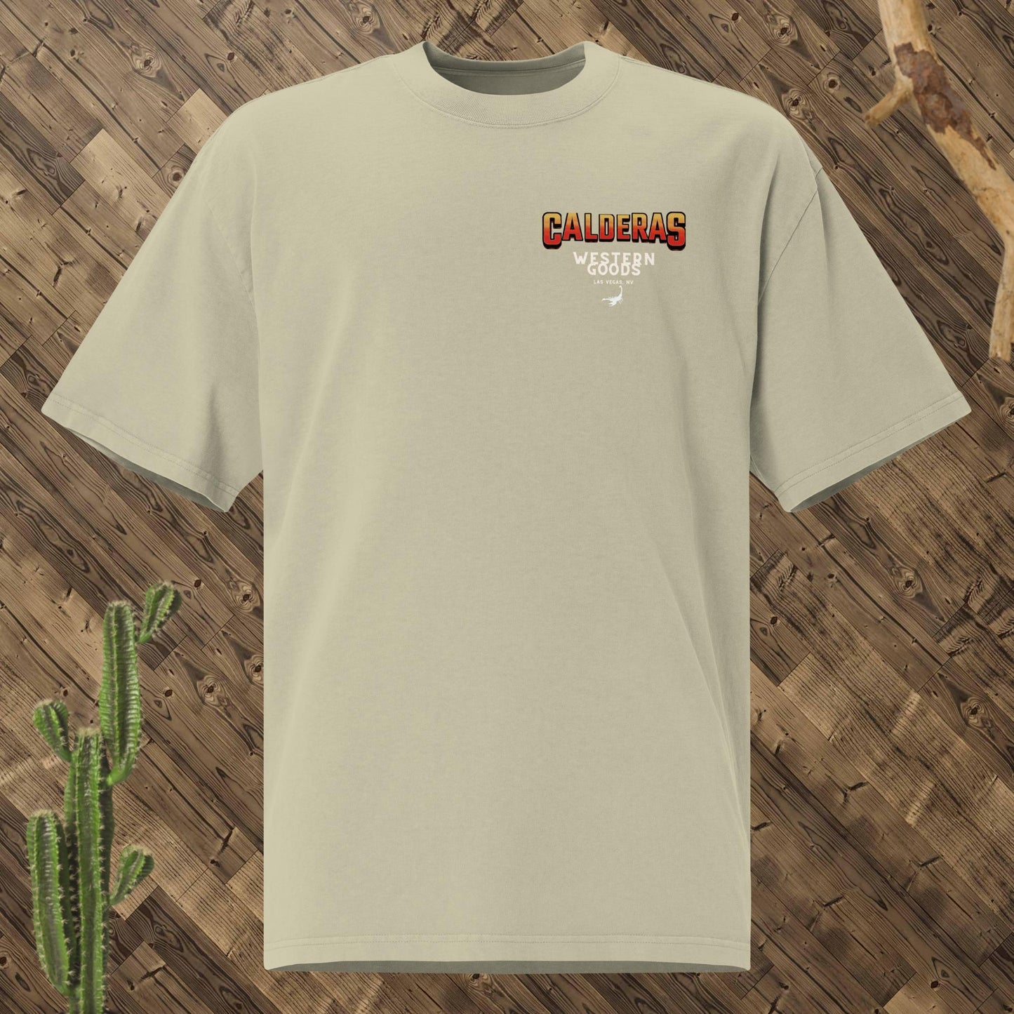 Camiseta de gran tamaño del desierto