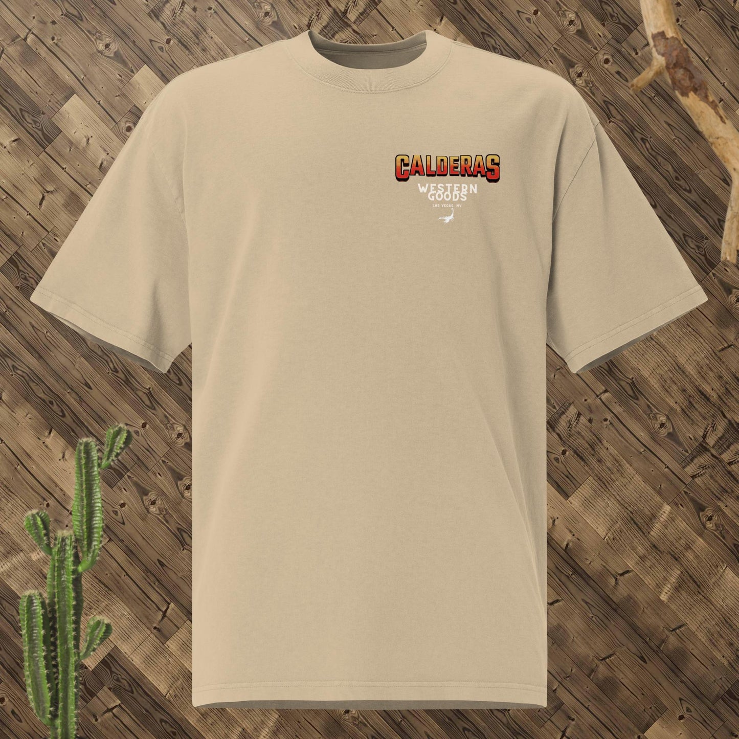 Camiseta de gran tamaño del desierto