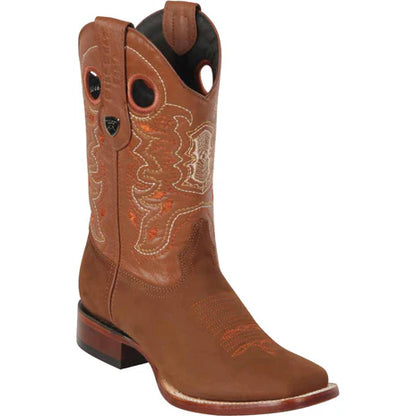 Men’s Nobuck Boots Ranch Toe