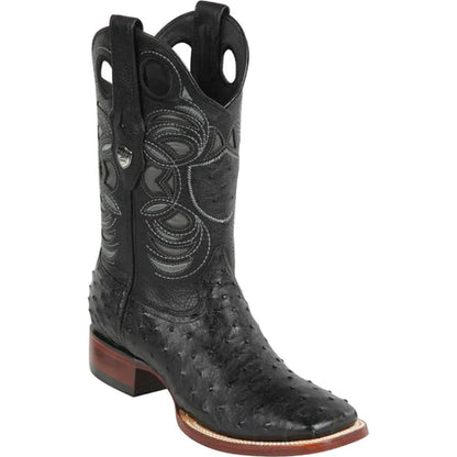 Men’s Genuine Ostrich Ranch Toe Boots