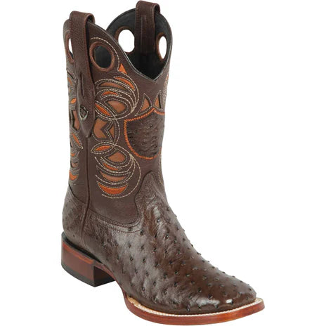 Men’s Genuine Ostrich Ranch Toe Boots