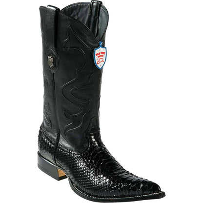 Men's Genuine Python Leather 3X Toe Boot