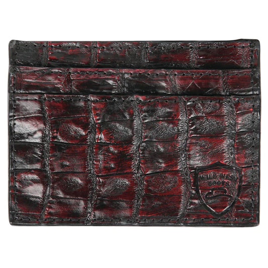 Caiman Leather Card Holder