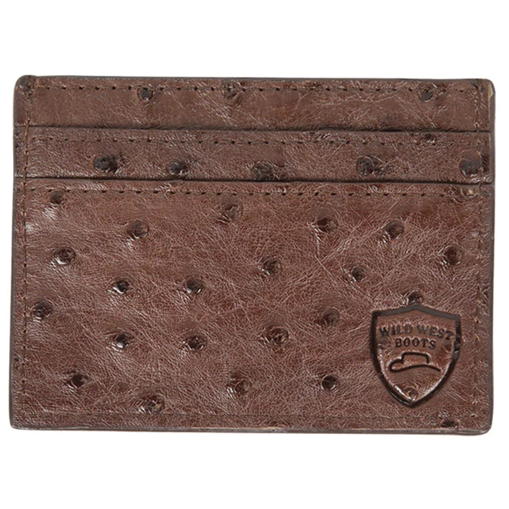 Ostrich • Avesruz Leather Card Holder