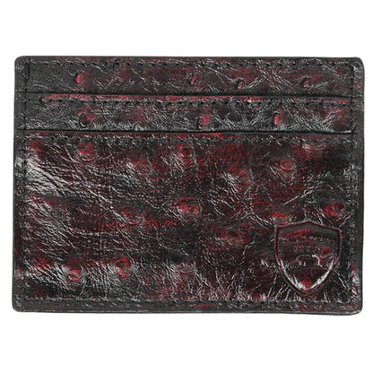 Ostrich • Avesruz Leather Card Holder